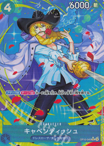 One Piece Card Game OP-10 Royal Cavendish [Parallel] {Blue} [ Parallel version OP10-045 ]