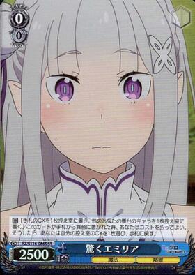 Weiss Schwarz  Re:ZERO -Starting Life in Another World- Vol.3 SR Surprised Emilia RZ/S116-086S