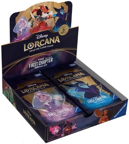 chapter 1 lorcana booster box Ravensburger Disney TCG: The First Pack Display | 24 Packs with 12 Trading Cards Each | Ideal for Collectors & Disney Fans and discover the secrets that Lorcana holds The First Chapter Booster Box