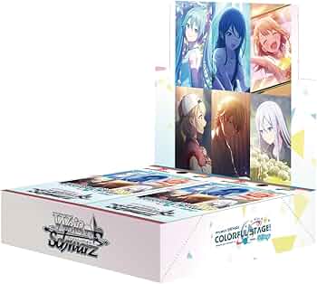 Japanese Weiss Schwarz Booster Pack Project Sekai Colorful Stage! feat. Hatsune Miku Vol. 2 Booster Box re print ver.