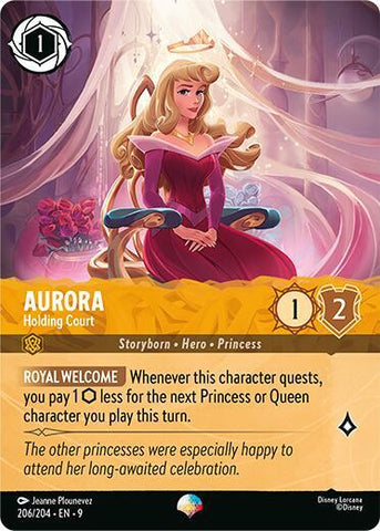 Aurora - Holding Court (Epic) - Fabled (9) Single card Disney Lorcana Set 9 Fabled