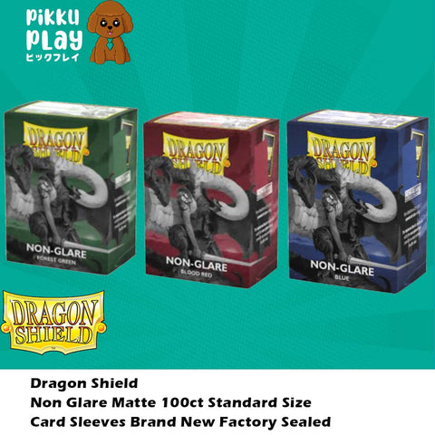 Dragon Shield Non Glare Matte100ct Standard Size Card Sleeves Brand New Factory Sealed