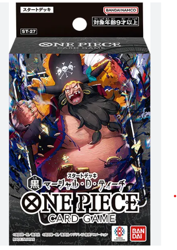 ONE PIECE CARD GAME Start Deck Black Teach [ST-27] – Pikku Play