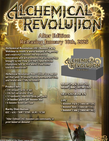 Grand Archive TCG: Alchemical Revolution Alter Edition (Pre-order)