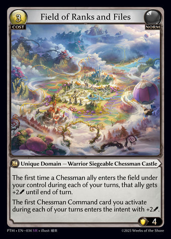 Field of Ranks and Files [PTM]
