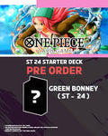 ONE PIECE CARD GAME Start Deck Green Bonney [ST-24] (Pre-order)