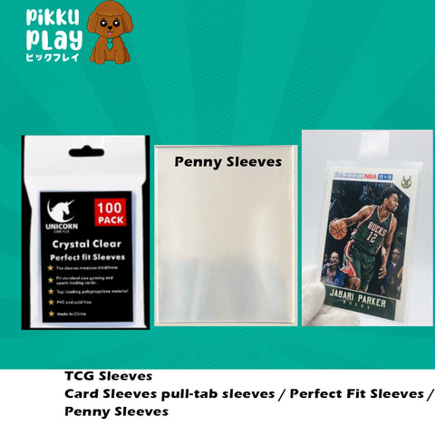 Cheapest TCG Sleeves Card Sleeves Pull-tab sleeves / Perfect Fit Sleeves / Penny Sleeves (100pcs per pack)