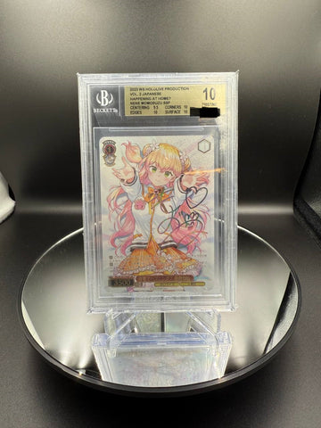 BGS 10 Japanese Weiss Schwarz TCG Hololive Production Vol.2 SSP Nene Momosuzu (Signed) HOL/W104-079SSP