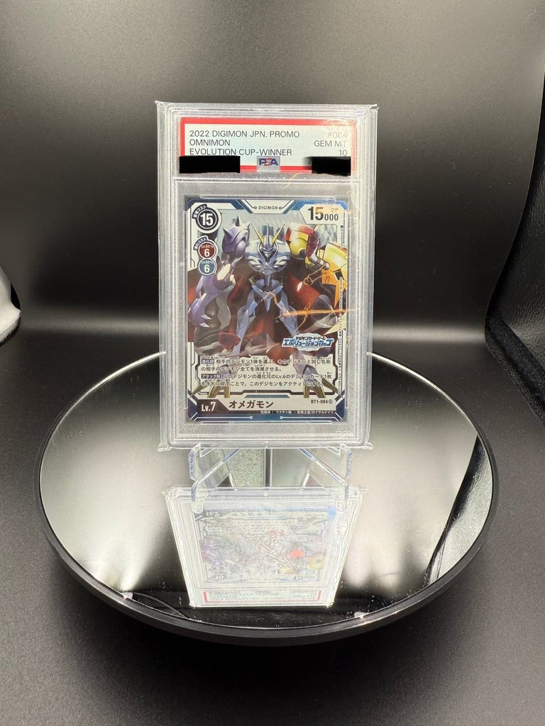 PSA 10 Digimon Card Game Digimon Card Game Omnimon BT1-084 SR Evolution Cup Championship Promo Japanese PSA 10 Digimon Card Game Digimon Card Game Omnimon BT1-084 SR Evolution Cup Championship Promo Japanese