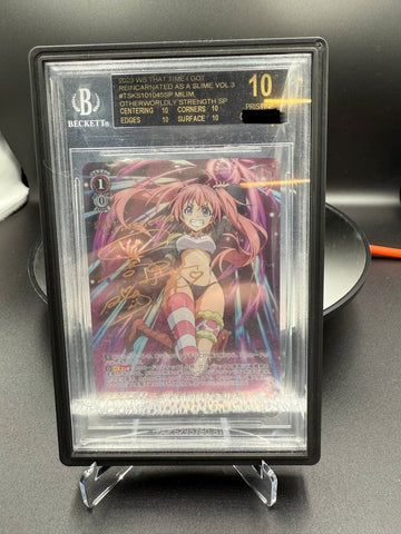 BGS 10 Black Label Signed Weiss Schwarz TenSura Vol.3 TSK/S101-045SP SP FOIL Milim