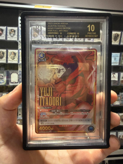 2023 Union Arena JPN Jujutsu Kaisen 3 Star Yuji Itadori #040 BGS 10 BLACK LABEL