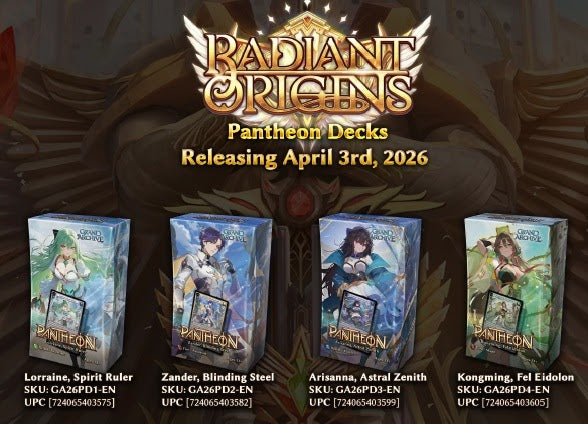 Grand Archive RDO Pantheon Deck Box (Pre-order) – Pikku Play