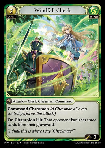 Windfall Check [PTM]