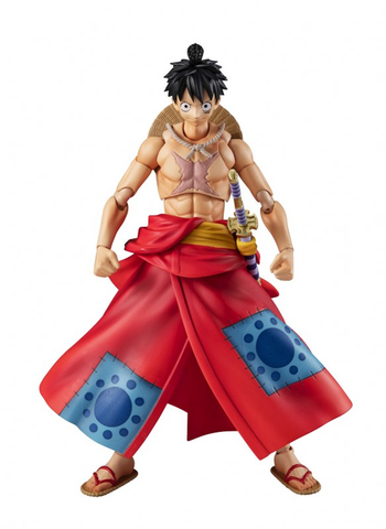 (MEGAHOUSE) VARIABLE ACTION HEROES ONE PIECE LUFFY TARO FIGURINE