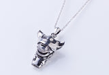 (MAX FACTORY) THE UNMOVABLE SOVEREIGN - WHITE WHISTLE SILVER NECKLACE