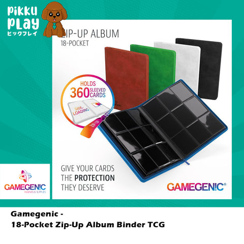 Gamegenic - 18-Pocket Zip-Up Album Binder TCG