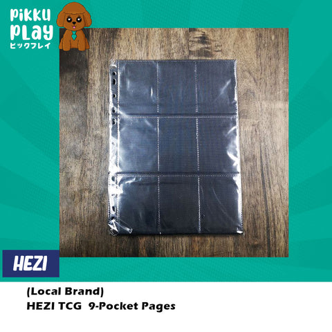 (Local Brand) HEZI TCG  9-Pocket Pages 5 Pieces