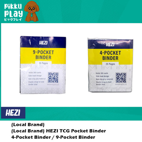(Local Brand) HEZI TCG Pocket Binder 4-Pocket Binder / 9-Pocket Binder